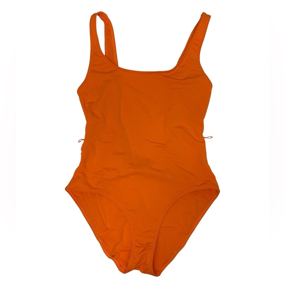 NWT Solid & Striped Orange One Piece Swimsuit Women’s Medium